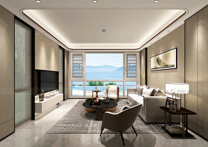 有了伊盾安全門窗，再也不用擔(dān)心孩子放暑假爬窗會(huì)有危險(xiǎn)了！柏林春天平開(kāi)窗-ZJ 110mm 灰色