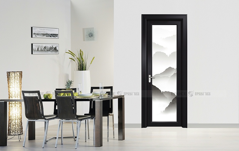 廚房移門什么牌子好？侯爵平開門 瓷泳黑
