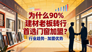 為什么90%建材老板轉(zhuǎn)行首選門(mén)窗加盟？
