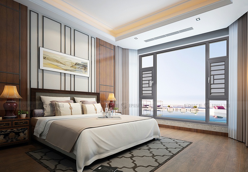 伊盾高效隔音門窗，隔熱效果出眾，讓你的家居冬暖夏涼！普羅旺斯-90mm 灰色